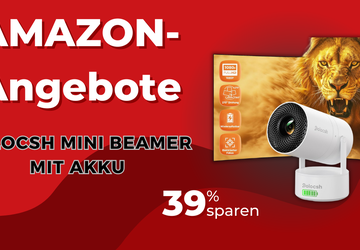 Polocsh Mini Beamer mit Akku Bundle ...