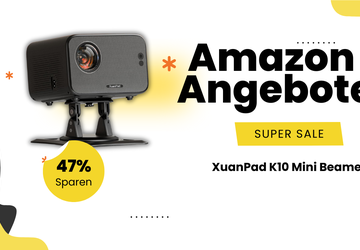 XuanPad K10 Mini Beamer mit 4K ...