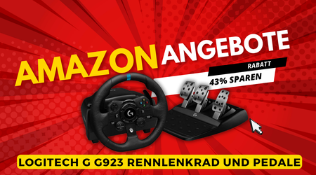 Logitech G923 Rennlenkrad Set – Jetzt 186€ sparen beim Racing-Profi-Equipment!