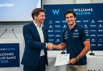 Carlos Sainz, Formel-1-Fahrer der Scuderia Ferrari, ...