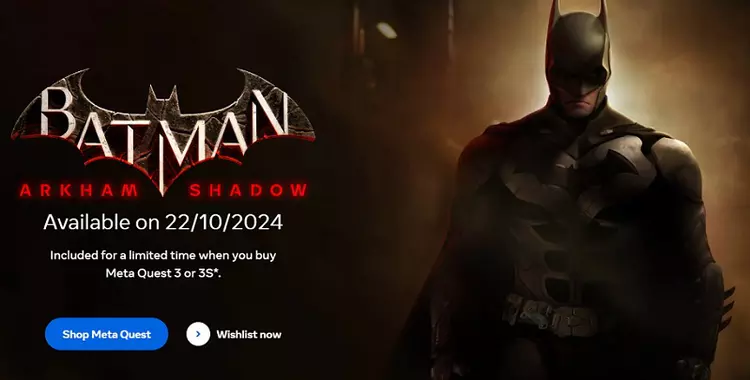 Das Veröffentlichungsdatum für das VR-Spiel Batman: ...