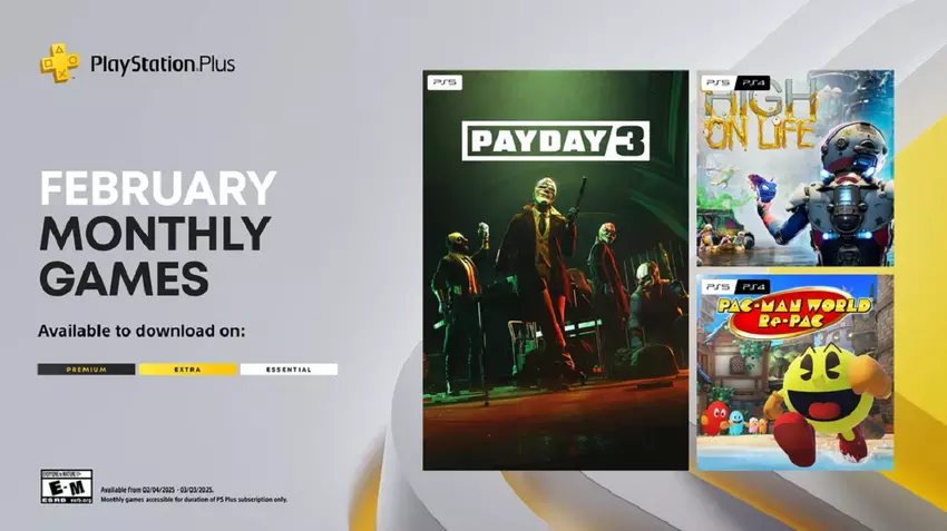PS Plus-Abonnenten erhalten im Februar drei Spiele: Payday 3, den satirischen Shooter High on Life und ein Pac-Man-Remake