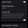 Samsung One UI 7.0 Super HDR Einstellungen Toggle