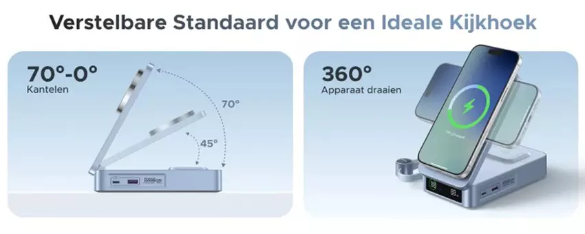 Funktionen der Ugreen MagFlow 2-in-1 MagSafe