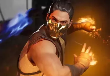 Die PC-Version des Kampfspiels Mortal Kombat ...