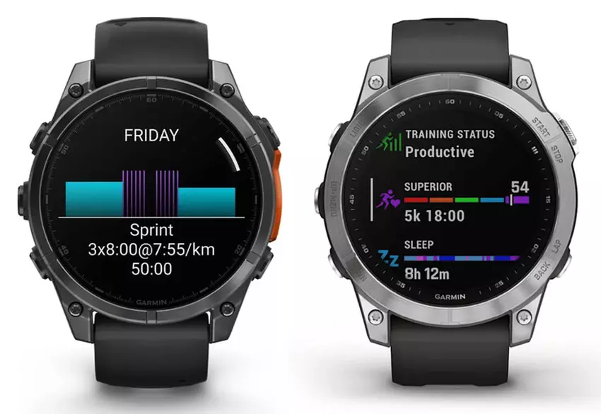 Garmin Fenix 8-Serie mit größerem AMOLED-Display und neuem Design