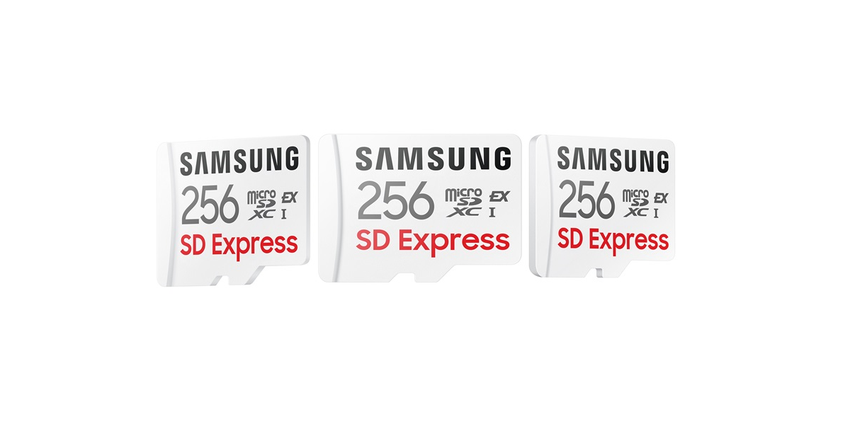Samsung hat eine 256GB SD Express microSD-Karte mit einer Lesegeschwindigkeit von 800MB/Sekunde angekündigt