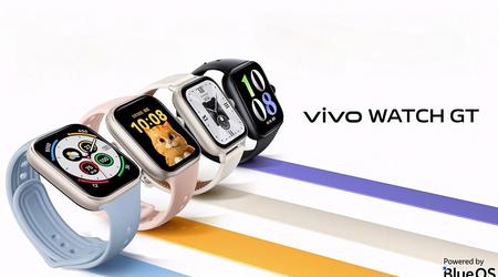 vivo WATCH GT: 1,85″ AMOLED-Display, eSIM-Unterstützung und bis zu 21 Tage Akkulaufzeit, ab $110