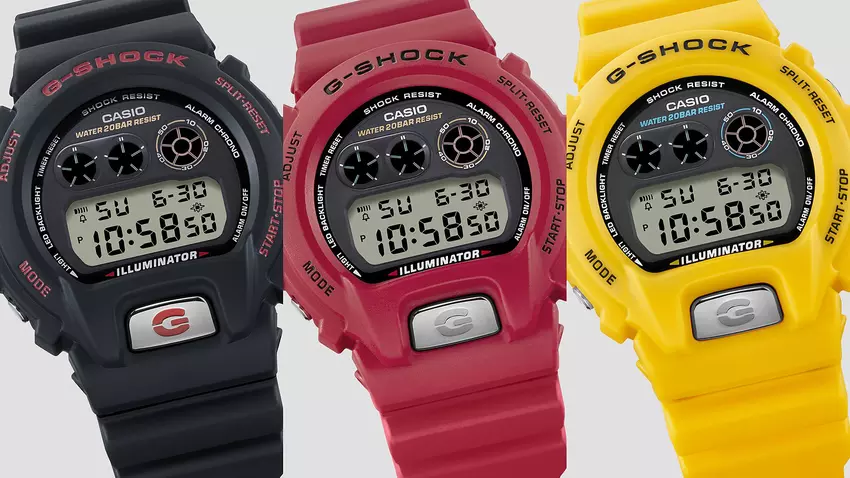 Casio bringt zur Feier des 30-jährigen Bestehens der Serie in Europa eine limitierte Auflage der G-Shock DW-6900TR auf den Markt