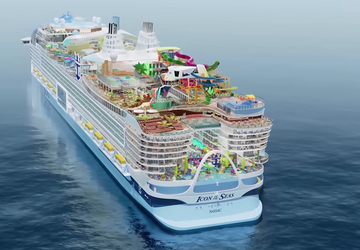 Royal Caribbean International zeigte das Schiff ...