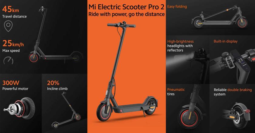 Xiaomi Mi Electric Scooter Pro 2 bester erwachsenen e-scooter