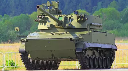 Die Russen haben in der Ukraine zum ersten Mal den Einsatz der sehr seltenen Artillerie- und Mörserpistole 2S31 "Vena" gezeigt