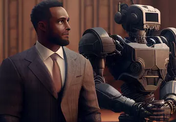 Roboter-Anwalt berät Angeklagten in historischem Gerichtsverfahren