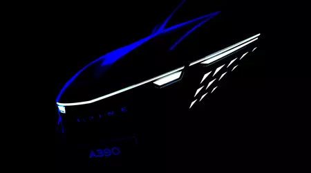 Alpine hat das erste Bild des A390 "sportlicher Fastback" veröffentlicht