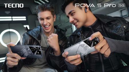 Tecno Pova 5 Pro - Dimensity 6080, 120Hz IPS-Display, 50MP Kamera, Stereo-Lautsprecher, NFC und Android 13