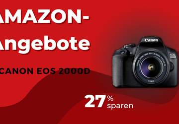 Canon EOS 2000D DSLR Kamera mit ...