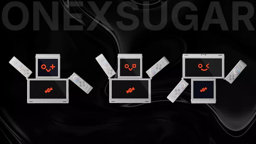 Nintendo DS Konzept neu gedacht: die ungewöhnliche OneXSugar Sugar 1 tragbare Konsole mit zwei Bildschirmen und flexibler Transformation vorgestellt