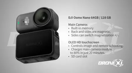 DJI bereitet eine modulare Kamera Osmo Nano vor
