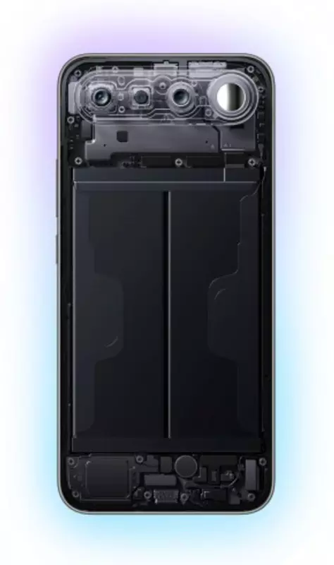 Rückseite des Realme 16 mit Kamerastreifen und Spiegel