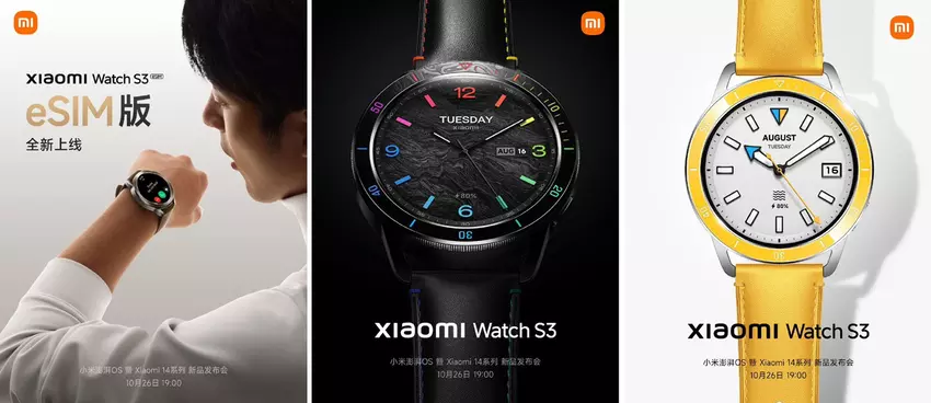 Xiaomi Watch S3 erhält eSIM-Unterstützung, neuen SpO2-Sensor, 60Hz AMOLED-Display und HyperOS-Software
