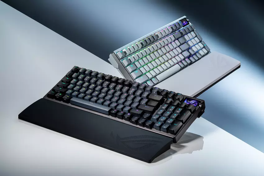 Asus ROG Azoth 96 HE — mechanische Gaming-Tastatur mit Magnetschaltern und OLED-Display