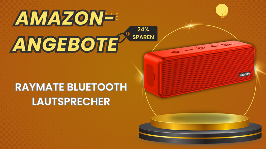 Raymate Bluetooth Lautsprecher R5 – Jetzt 8€ günstiger!