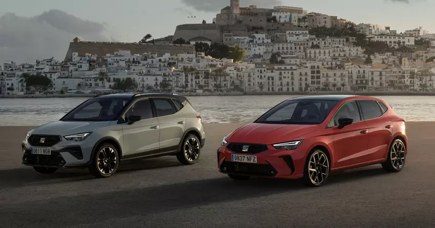 Neue Seat Arona und Ibiza Modelle auf der Straße