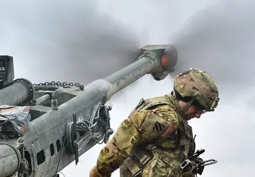 M777 im Einsatz: Das ukrainische Militär ...