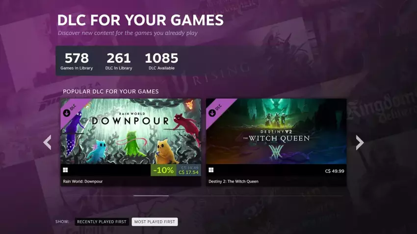 Steam hat einen neuen Bereich, in dem Spieler Add-ons empfehlen können