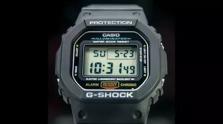Die Aktualisierung einer Legende: Die moderne Version der legendären DW-5000C aus dem Jahr 1983, die Casio G-Shock DW-5000R-1AJF, kommt auf den Markt.