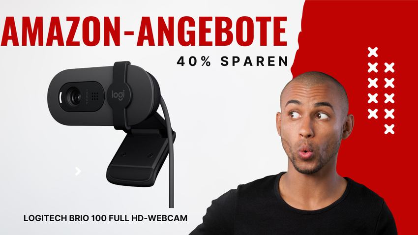 Logitech Brio 100 Full HD Webcam – Jetzt 40% reduziert