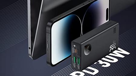 Baseus 20.000 mAh Powerbank mit 30-Watt-Ladung und drei USB-Anschlüssen im Angebot auf Amazon für 20% Rabatt