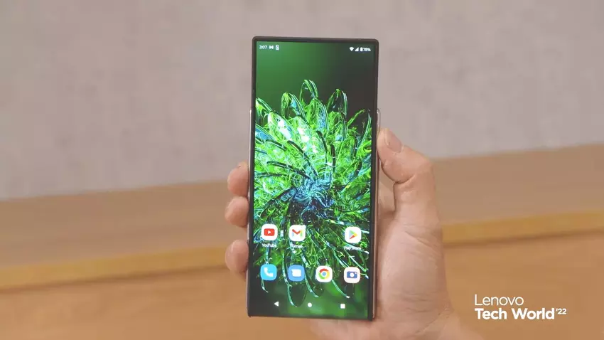 Tech World 2022: Lenovo zeigte ein Konzept für ein Motorola-Smartphone mit einem Display von 5 bis 6,5 Zoll