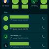 Ein Bild der neuen Google Phone-Schnittstelle