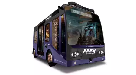 May Mobility stellte auf der CES 2025 einen autonomen elektrischen Kleinbus vor