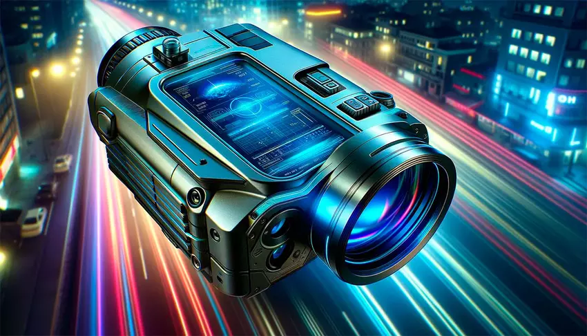 what are laser monoculars