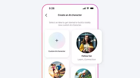 In den USA konnten Instagram-Nutzer mit dem AI Studio von Meta KI-Charaktere erstellen.