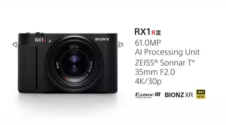 Sony hat die RX1R III Kompaktkamera vorgestellt - ein professionelles Werkzeug in Ihrer Tasche für 5100 $