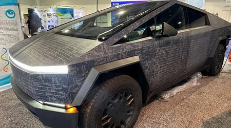 "Wrap" für 10.000 Dollar: Tesla Cybertruck mit Solarzellen, die die Bordbatterie mit Strom versorgen