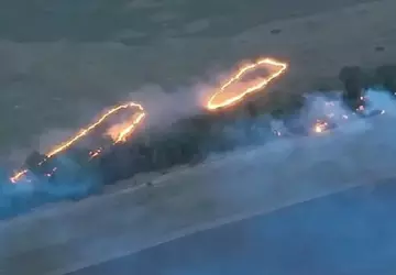 Ukraine zeigte den Einsatz der revolutionären ...