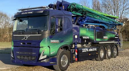 Volvo und Putzmeister haben einen 100% elektrischen Betonpumpenwagen vorgestellt