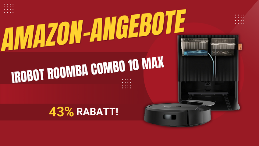 iRobot Roomba Combo 10 Max Staubsaugerroboter – Jetzt 650€ günstiger!