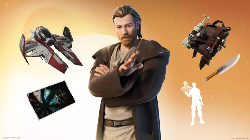 Obi-Wan Kenobi wechselt mit neuem Skin, Gleiter und Bündel zu Fortnite