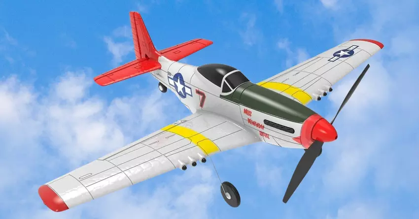 s-idee® Volantex RC Mustang P51 ferngesteuerte flugzeuge