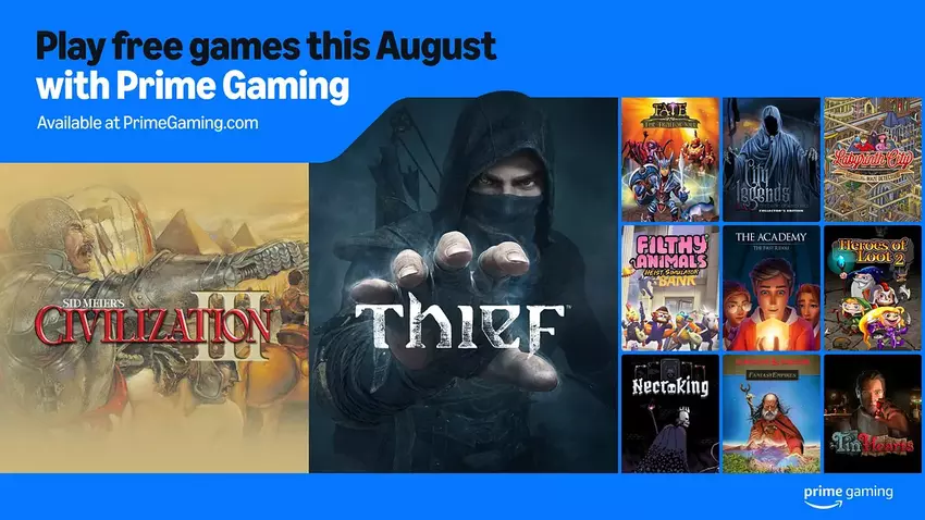 Sid Meier's Civilisation 3 und Thief (2014) führen die neue Auswahl von Amazon Prime Gaming an