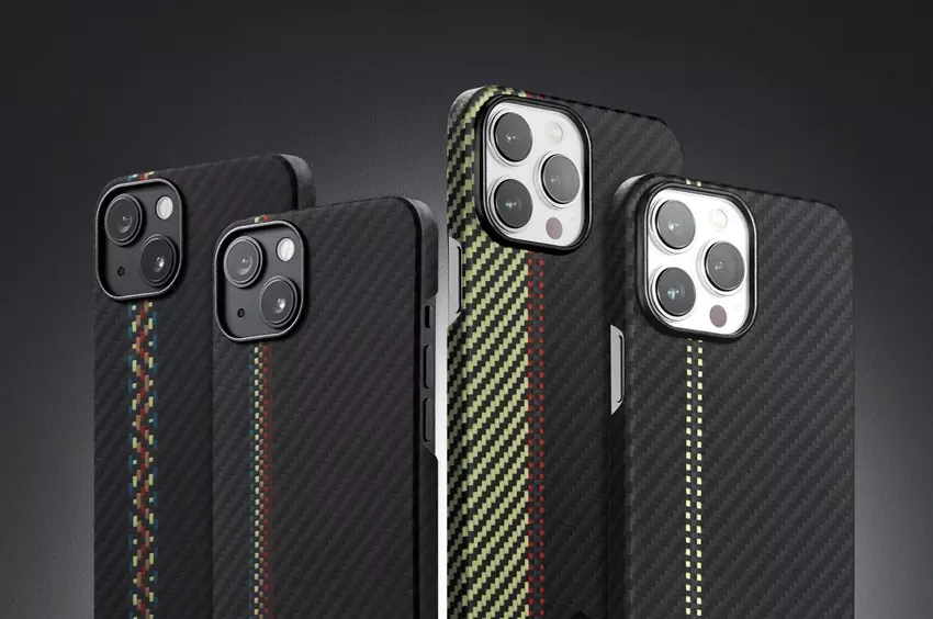 Diese iPhone-Hülle aus Aramidfaser ist robust, schlank, stilvoll und MagSafe-kompatibel