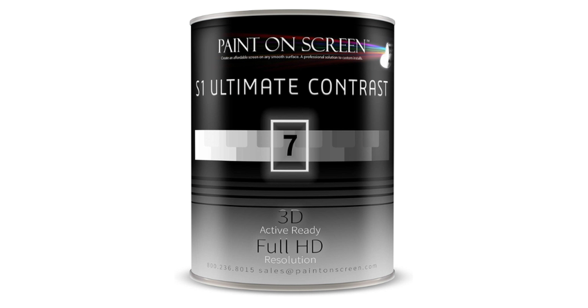 Paint On Screen Projector S1 Ultimate Contrast G007 beste leinwandfarbe für projektor