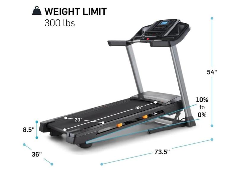 NordicTrack T-Serie Heimtrainer Laufband unter 1000€
