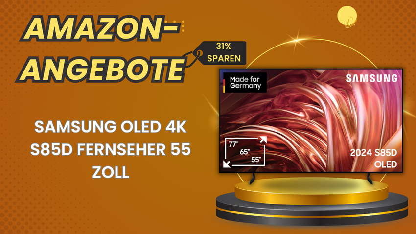 Samsung OLED 4K S85D 55 Zoll Fernseher – 400€ Rabatt!