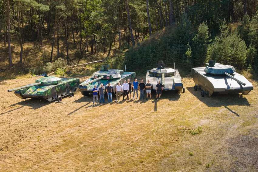 Die deutsche Armee erhielt Robotermodelle der neuesten russischen Panzer T-14 "Armata", T-72 und T-90A